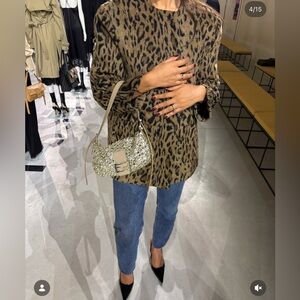 Source Unknown Leopard Print Jacket